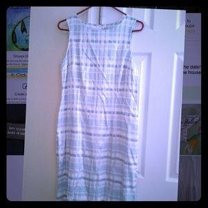 Mini Sun Dress: Blue & White Stripe Size 14